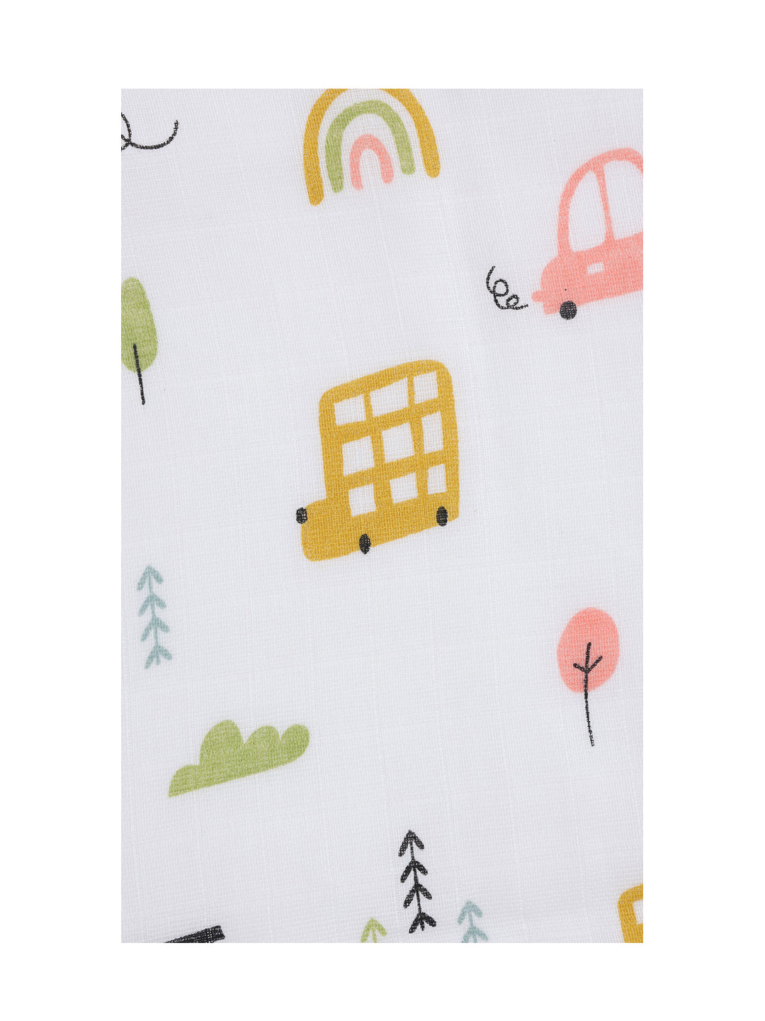 Muslin Double Layer Swaddle/Blanket for Babies made of Pure Organic Cotton