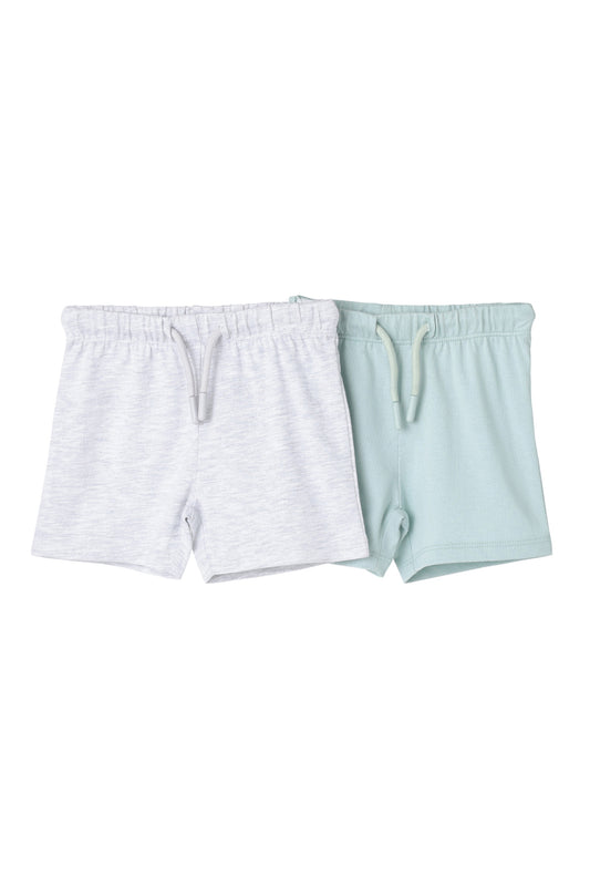 Baby Boys Jersey Shorts Pack of 2 made of Pure Cotton Fabric