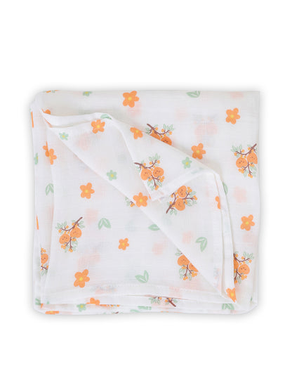 Muslin Hooded Towel for Babies made of Pure Organic Cotton